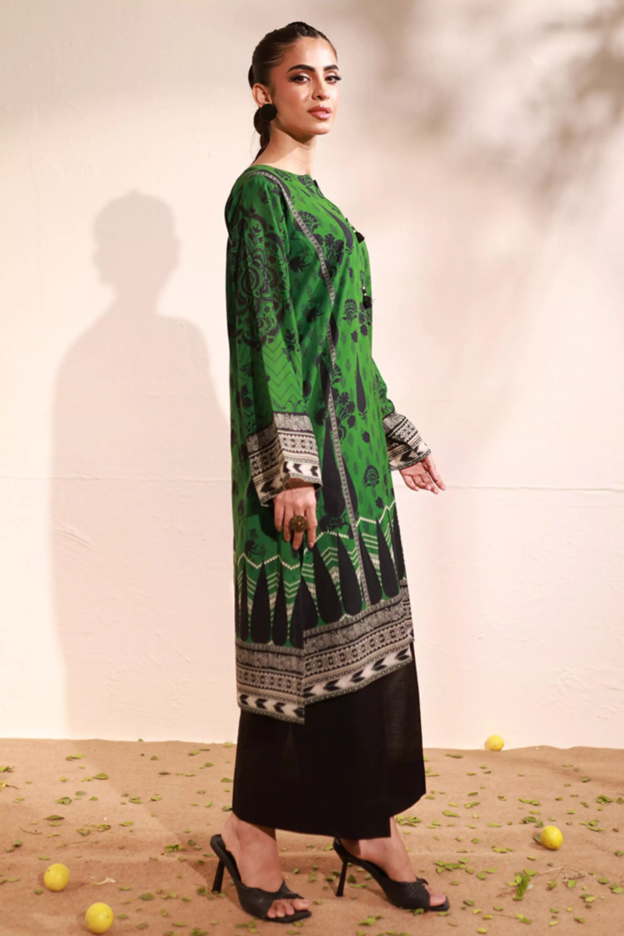 Emerald Lawn Printed Kurti - 1PC